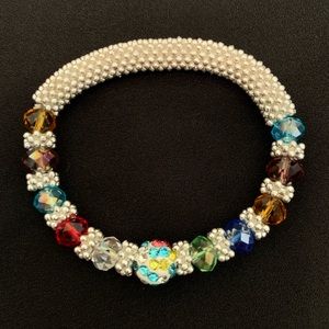 Rainbow Stretchy Bracelet